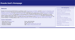 Desktop Screenshot of imai.princeton.edu