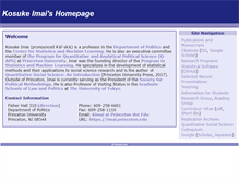 Tablet Screenshot of imai.princeton.edu