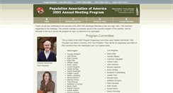 Desktop Screenshot of paa2005.princeton.edu