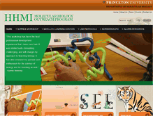 Tablet Screenshot of hhmi.princeton.edu