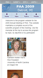 Mobile Screenshot of paa2009.princeton.edu