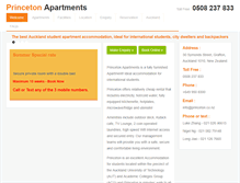 Tablet Screenshot of princeton.co.nz