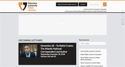 Desktop Screenshot of lectures.princeton.edu