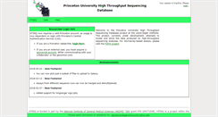 Desktop Screenshot of htseq.princeton.edu