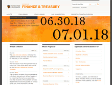 Tablet Screenshot of finance.princeton.edu