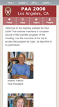 Mobile Screenshot of paa2006.princeton.edu