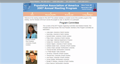 Desktop Screenshot of paa2007.princeton.edu