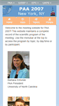 Mobile Screenshot of paa2007.princeton.edu