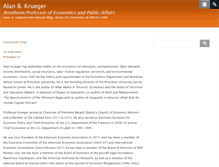 Tablet Screenshot of krueger.princeton.edu