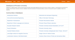 Desktop Screenshot of dataspace.princeton.edu