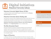 Tablet Screenshot of diglib.princeton.edu