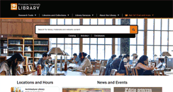 Desktop Screenshot of library.princeton.edu