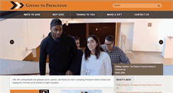 Desktop Screenshot of giving.princeton.edu