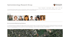 Desktop Screenshot of hydrometeorology.princeton.edu