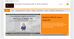 Desktop Screenshot of faithandwork.princeton.edu