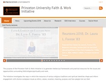 Tablet Screenshot of faithandwork.princeton.edu